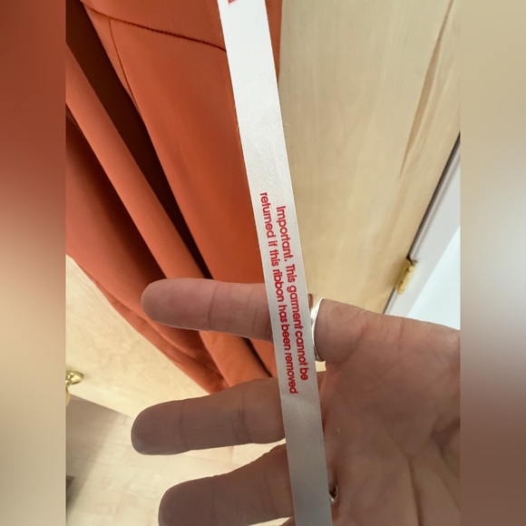 Missguided Rust Satin Midi Dress - Picture 16 of 16